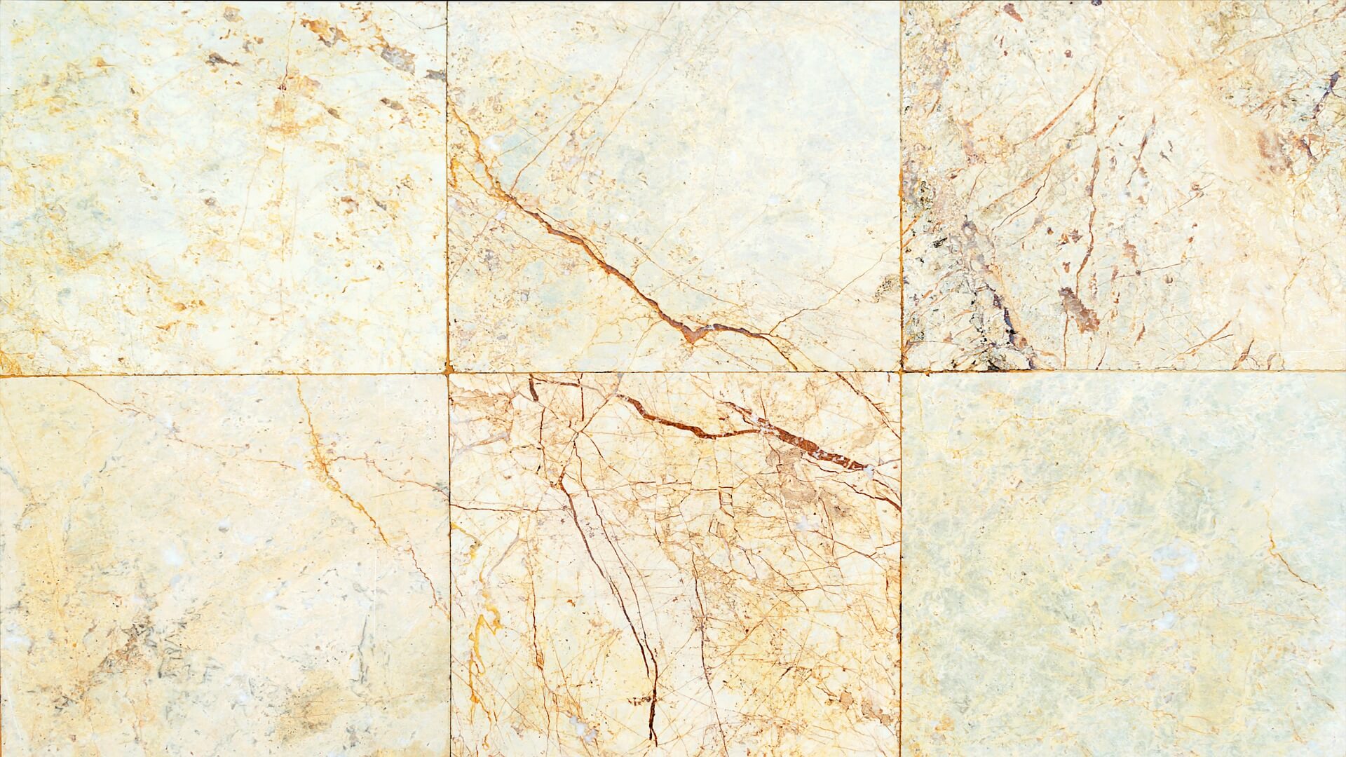 Clean marble tiles