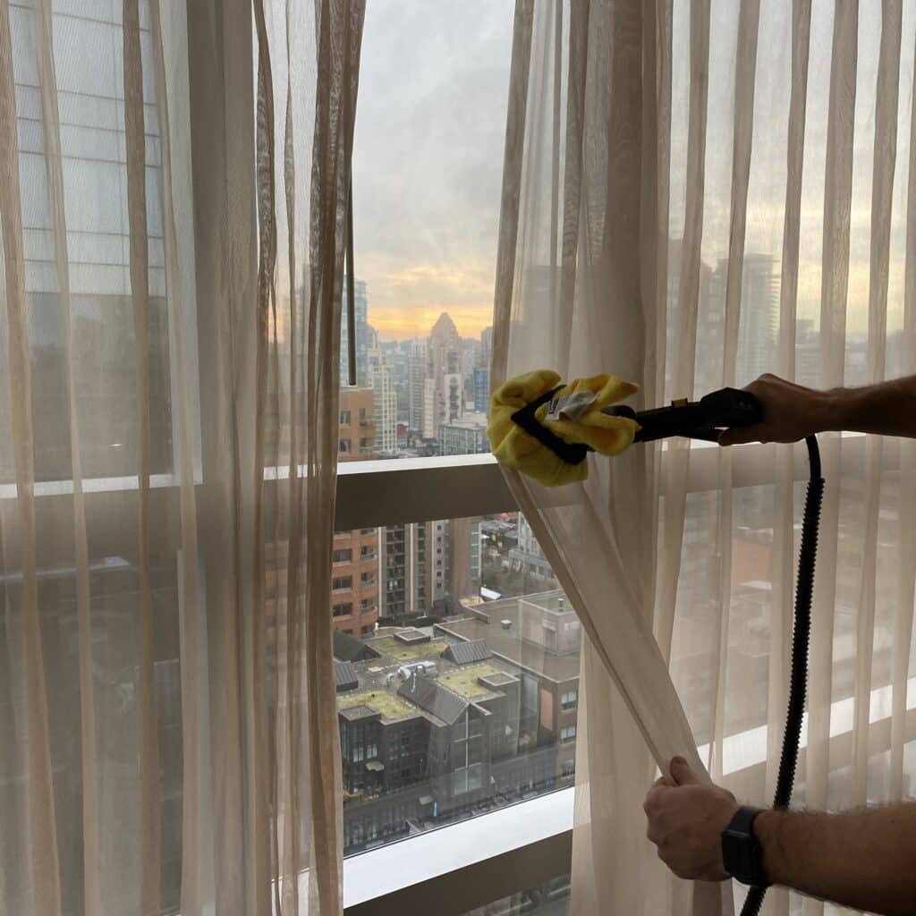 steam cleaning drapes