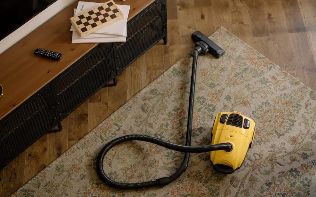 How to properly vacuum an area rug?