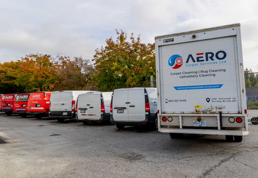 aero vans for area rug pick up and delivery