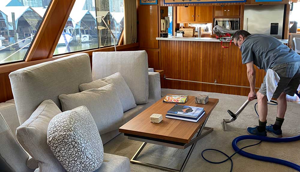 boat upholstery cleaning